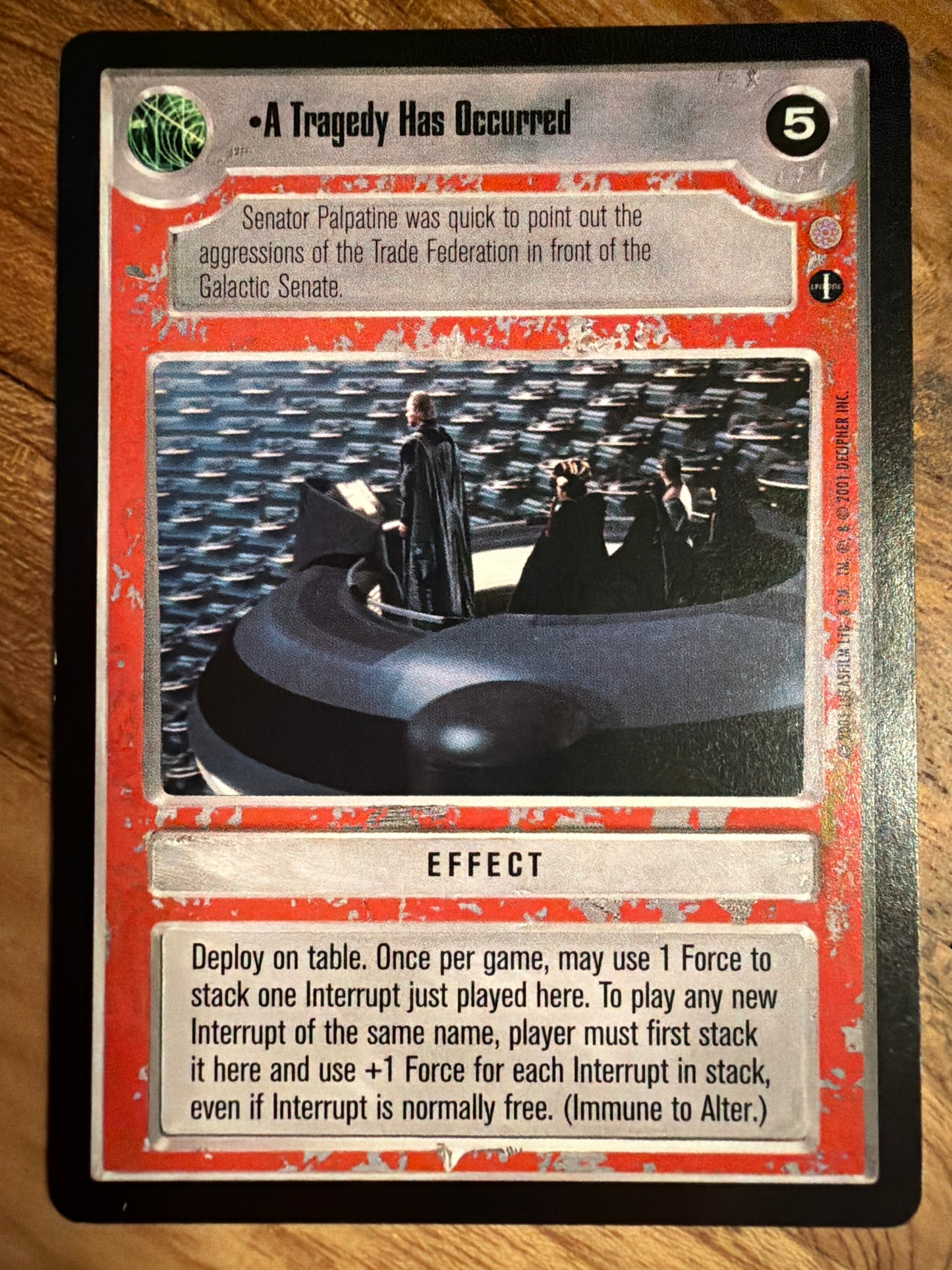 A Tragedy Has Occurred