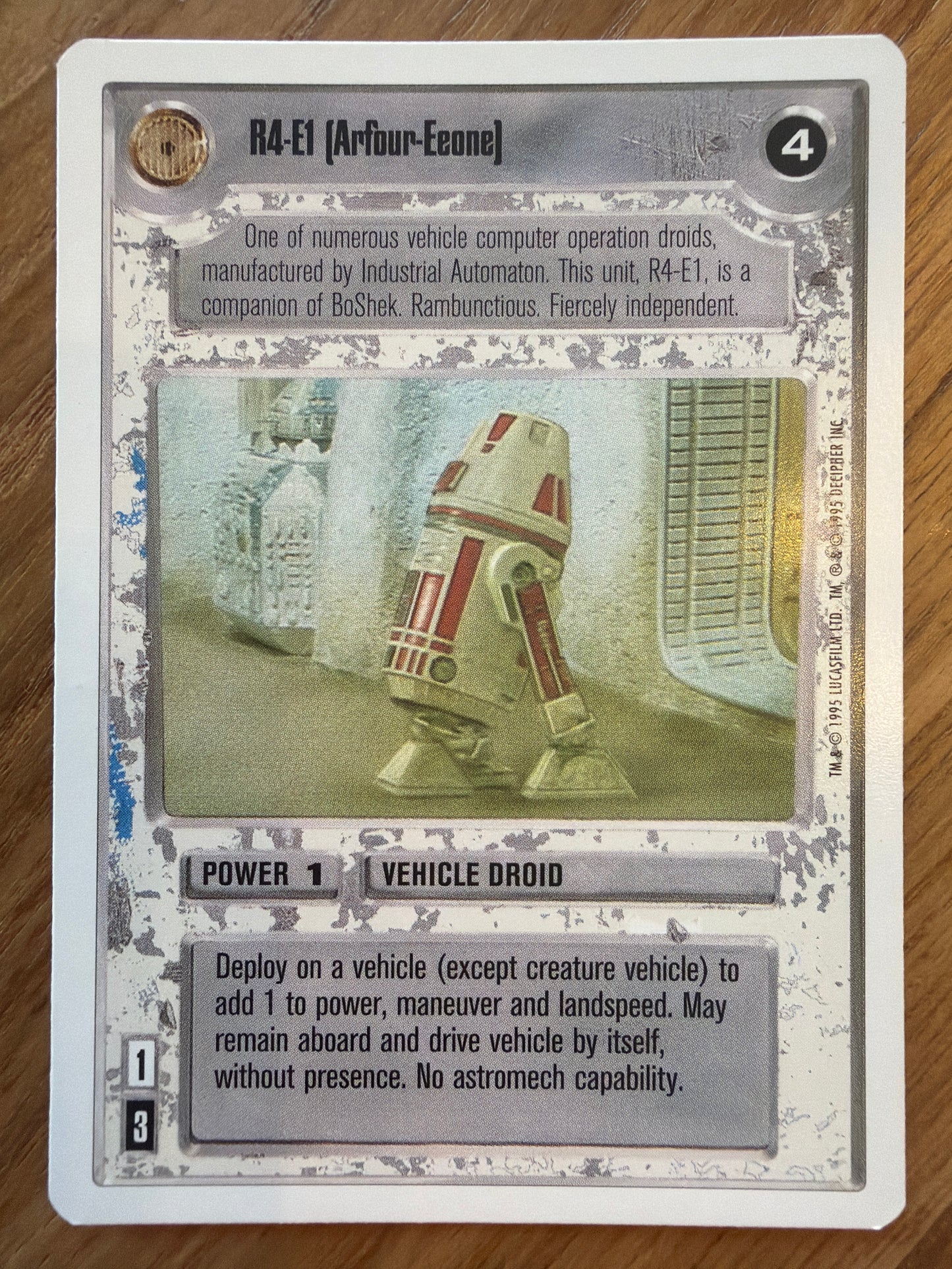 R4-E1 (Arfour-Eeone)