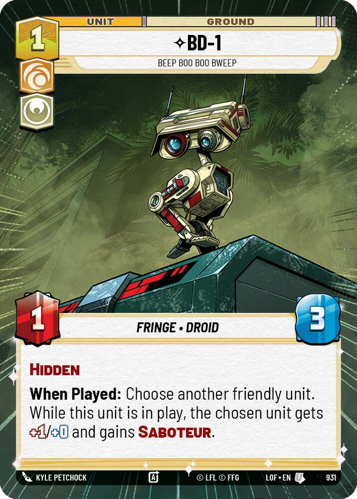 BD-1 | Beep Boo Boo Bweep