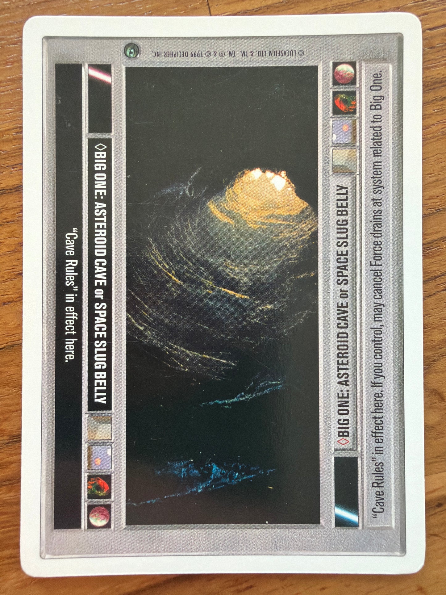 Big One: Asteroid Cave or Space Slug Belly