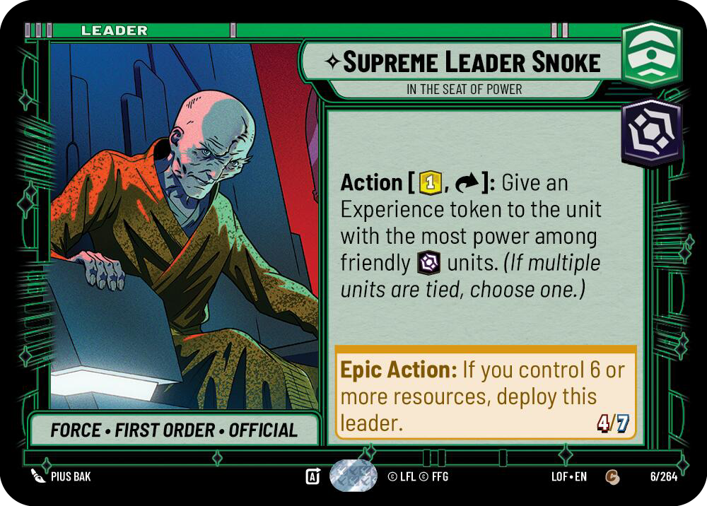 Supreme Leader Snoke | In the Seat of Power