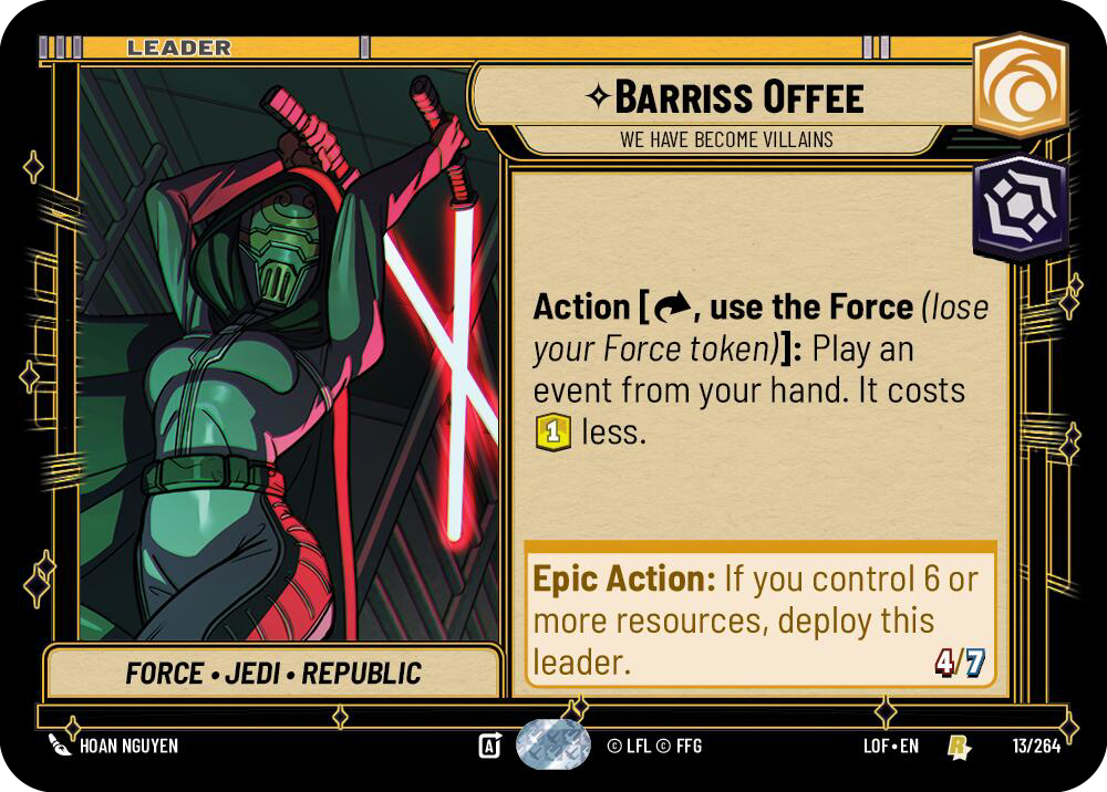 Barriss Offee | We Have Become Villains