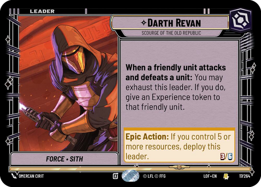Darth Revan | Scourge of the Old Republic
