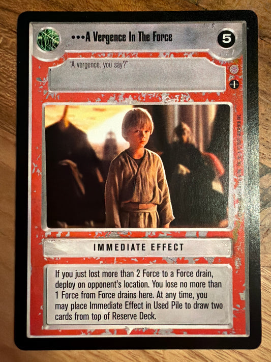 A Vergence In The Force