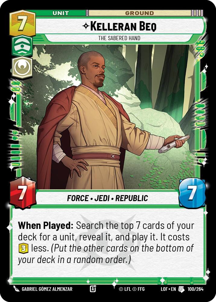 Kelleran Beq | The Sabered Hand