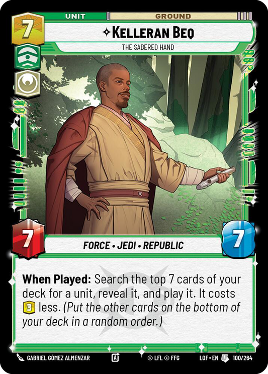Kelleran Beq | The Sabered Hand