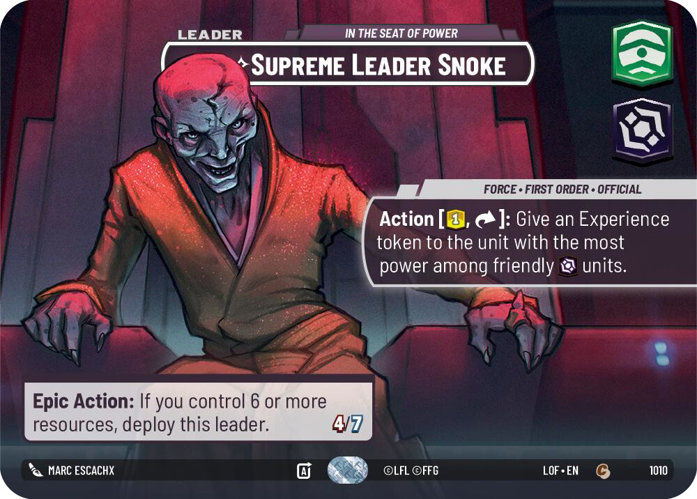 Supreme Leader Snoke | In the Seat of Power