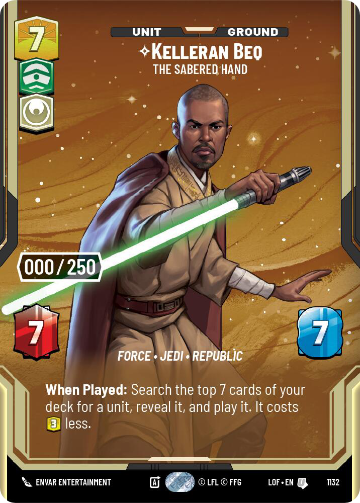 Kelleran Beq | The Sabered Hand
