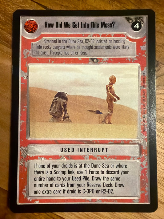 How Did We Get Into This Mess?