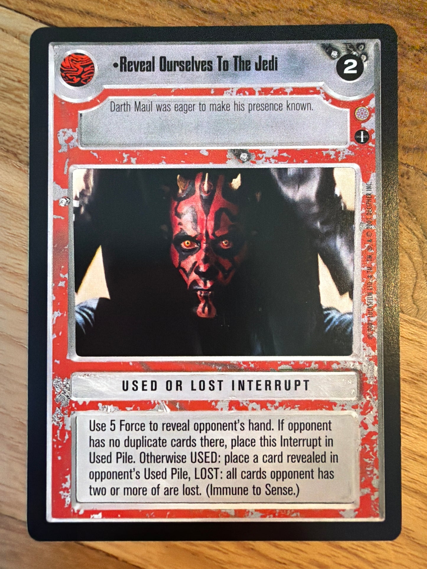 Reveal Ourselves To The Jedi