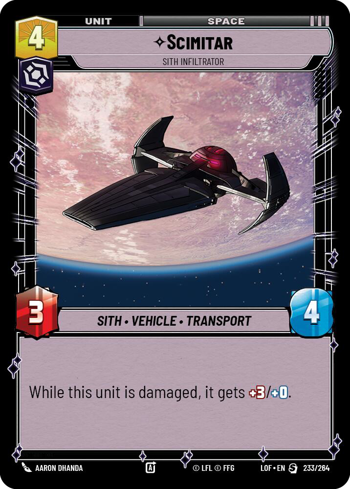 Scimitar | Sith Infiltrator