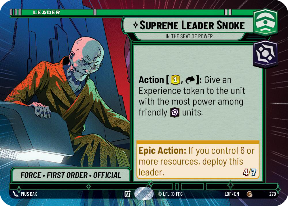 Supreme Leader Snoke | In the Seat of Power