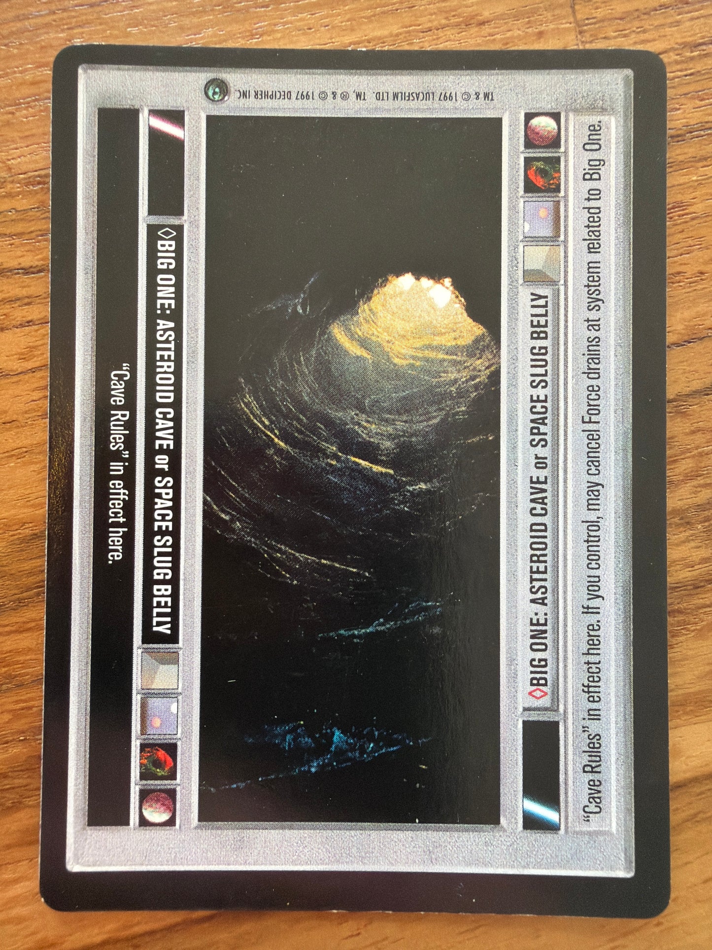 Big One: Asteroid Cave or Space Slug Belly