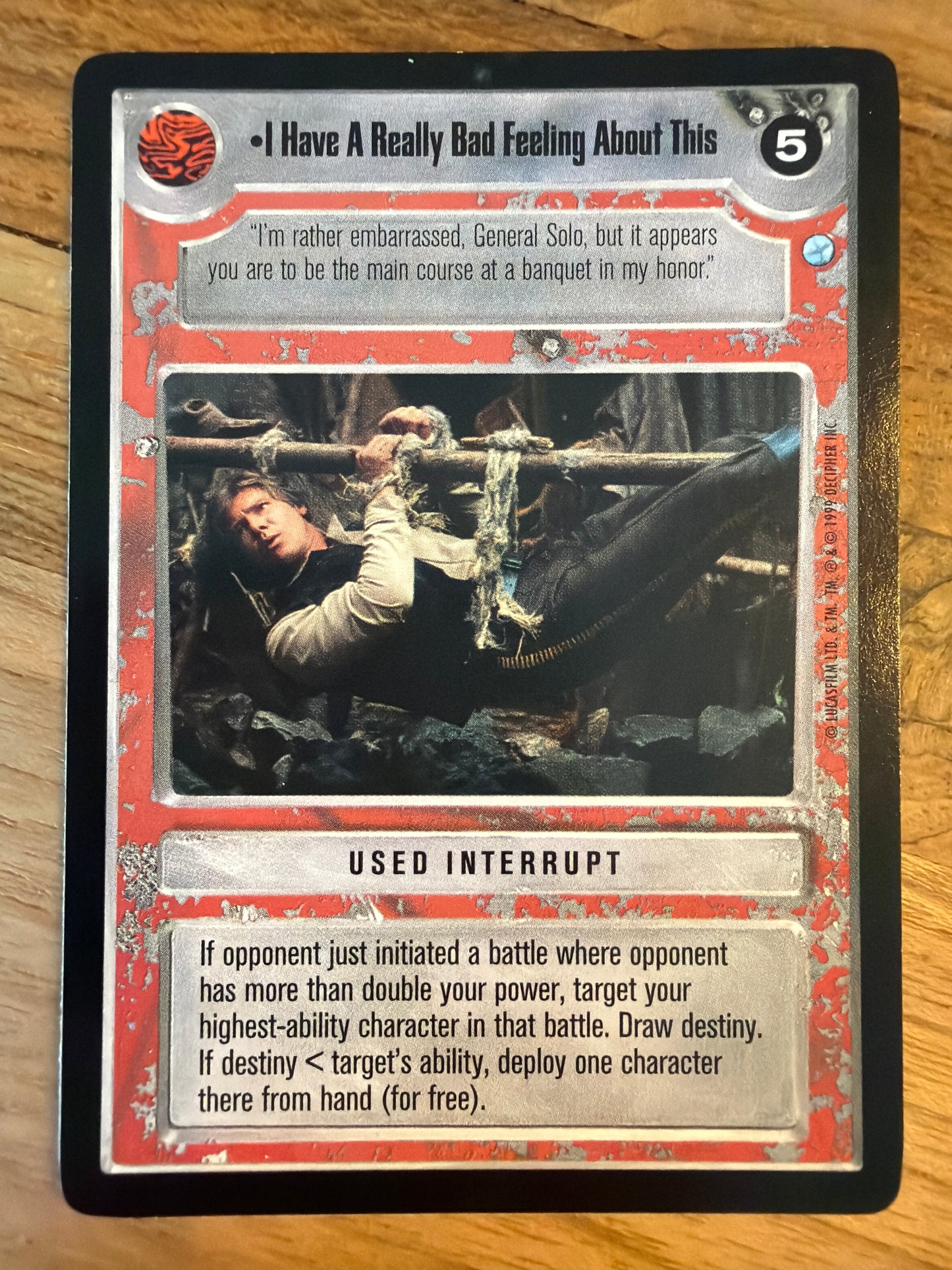 I Have A Really Bad Feeling About This