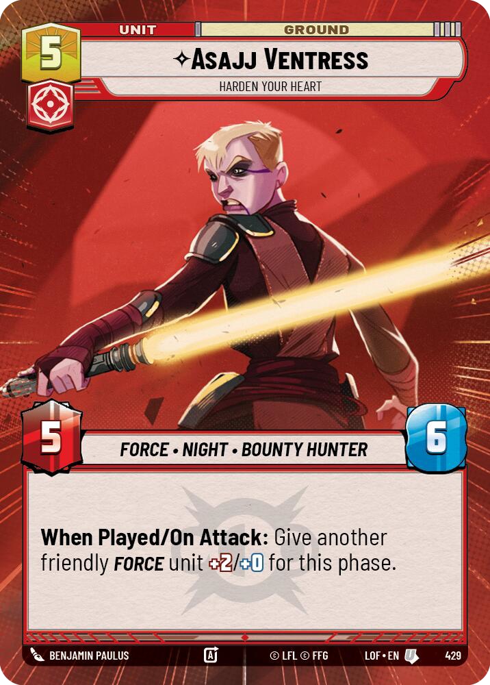 Asajj Ventress | Harden Your Heart