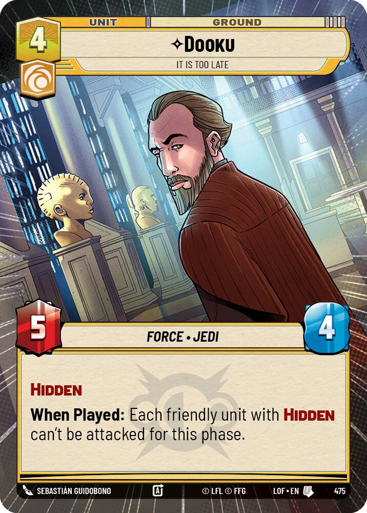 Dooku | It Is Too Late