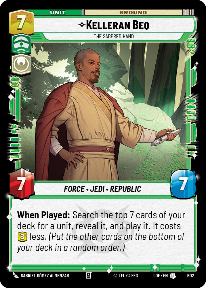Kelleran Beq | The Sabered Hand