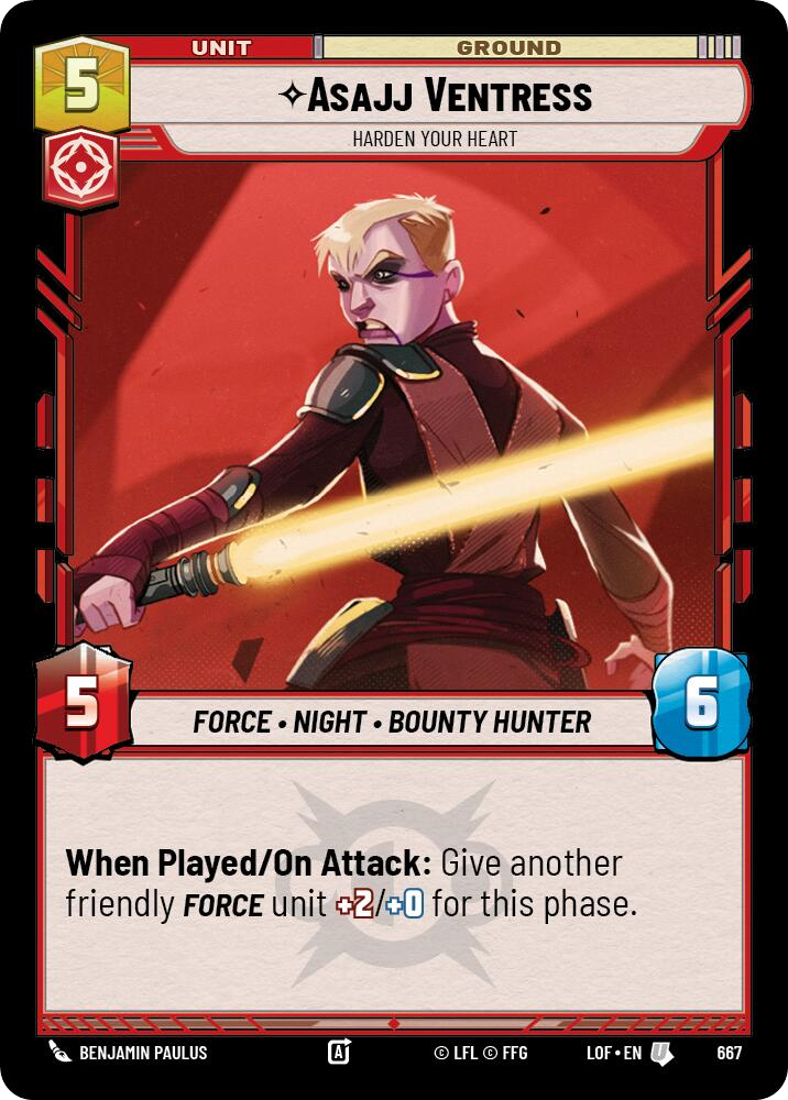 Asajj Ventress | Harden Your Heart