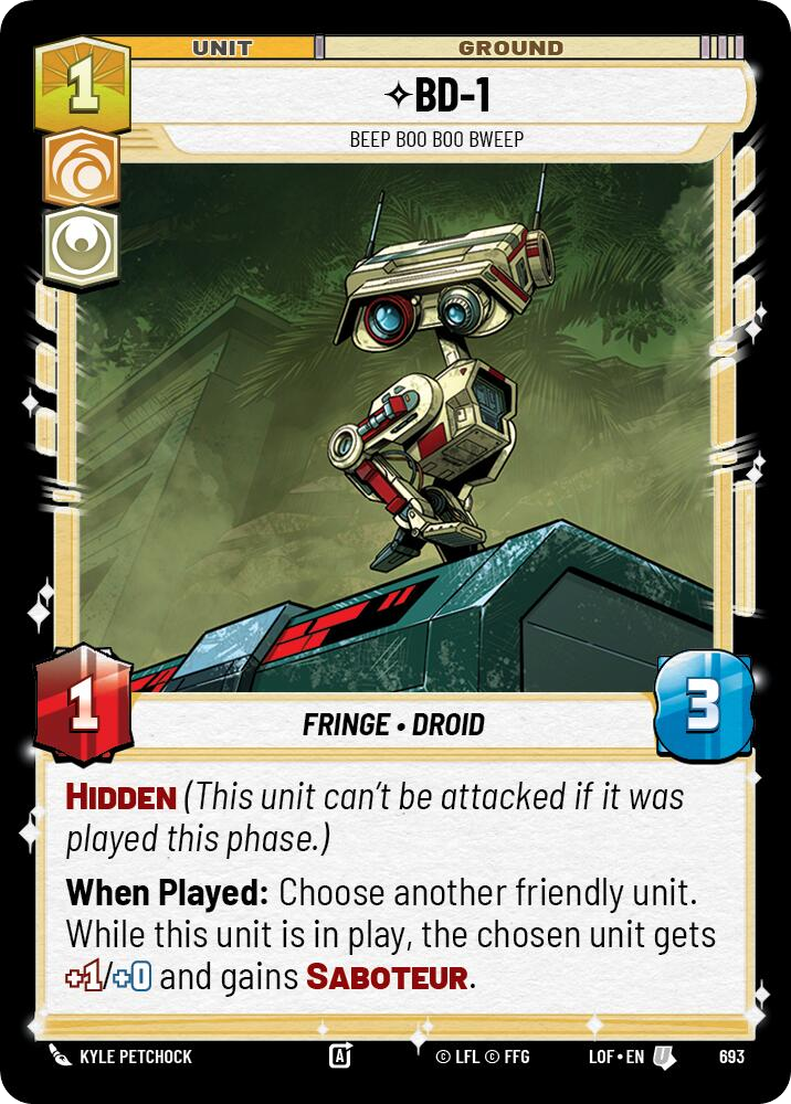 BD-1 | Beep Boo Boo Bweep