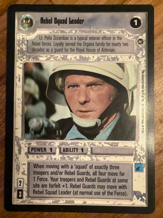 Rebel Squad Leader