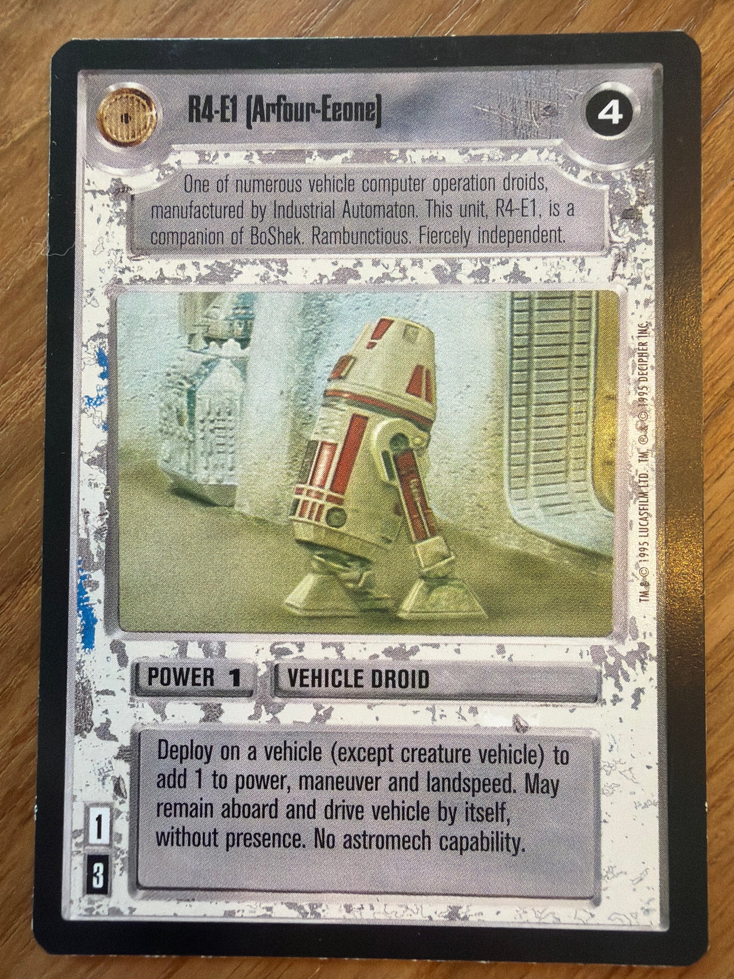 R4-E1 (Arfour-Eeone)