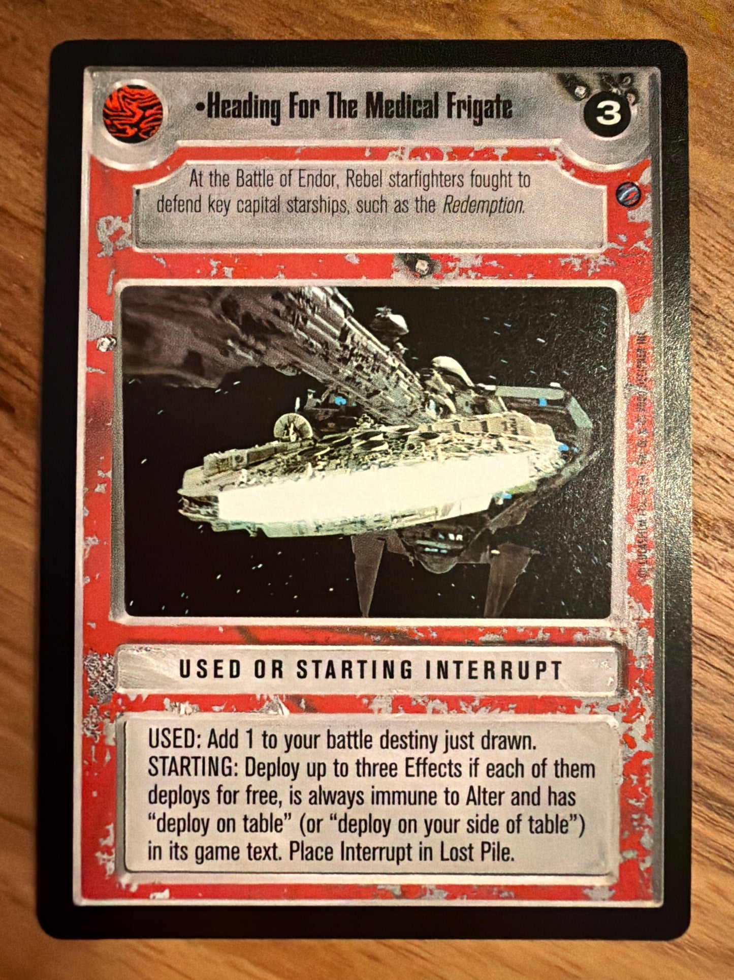 Heading For The Medical Frigate