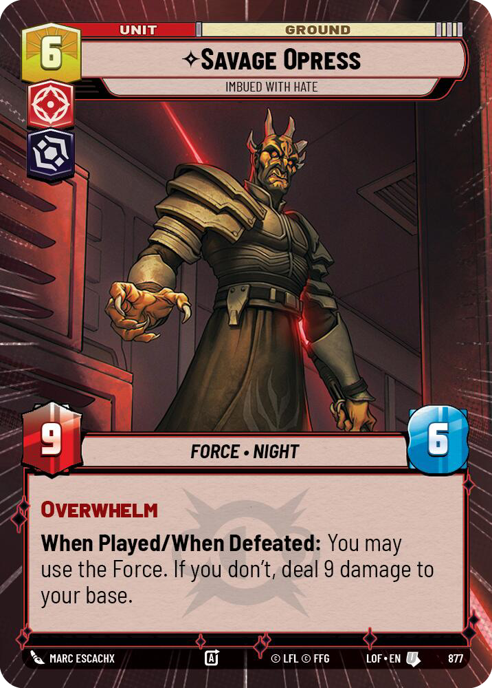 Savage Opress | Imbued With Hate