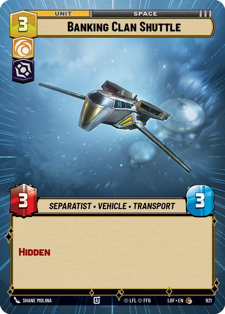 Banking Clan Shuttle