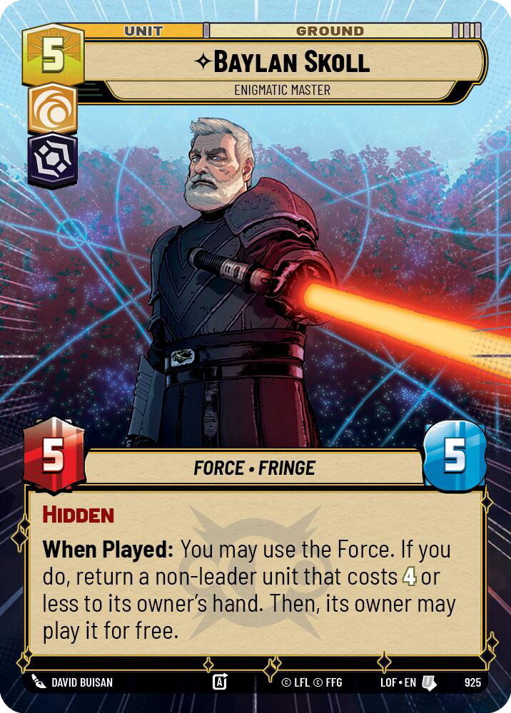 Baylan Skoll | Enigmatic Master