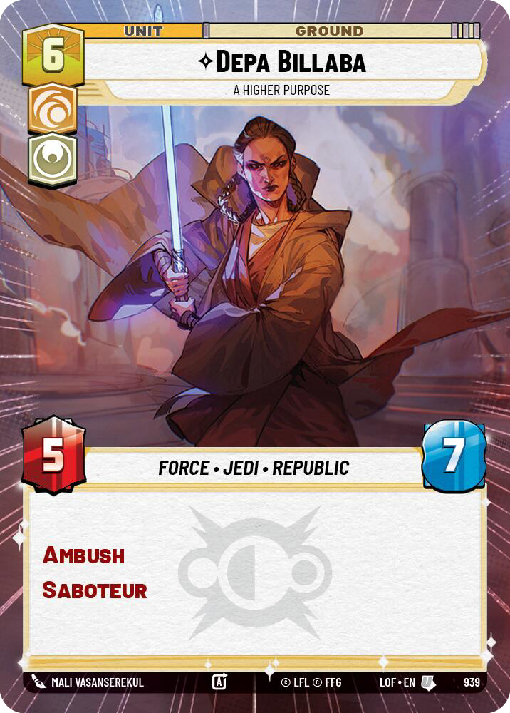 Depa Billaba | A Higher Purpose