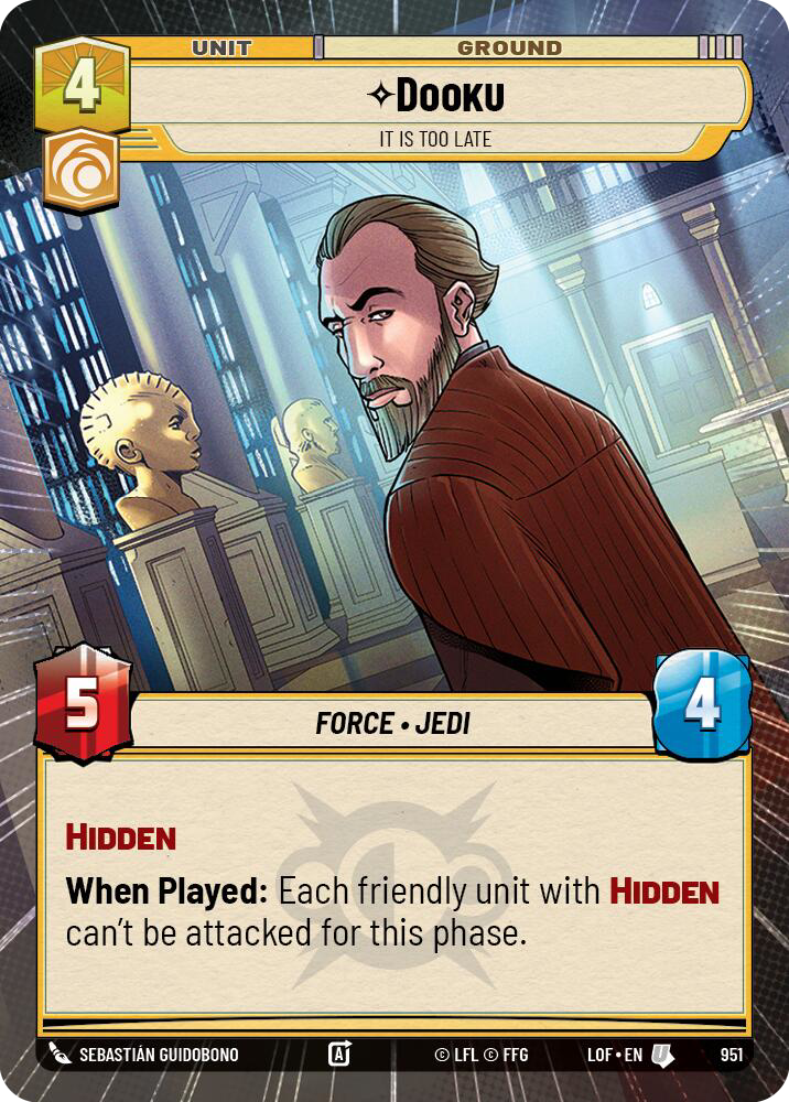 Dooku | It Is Too Late