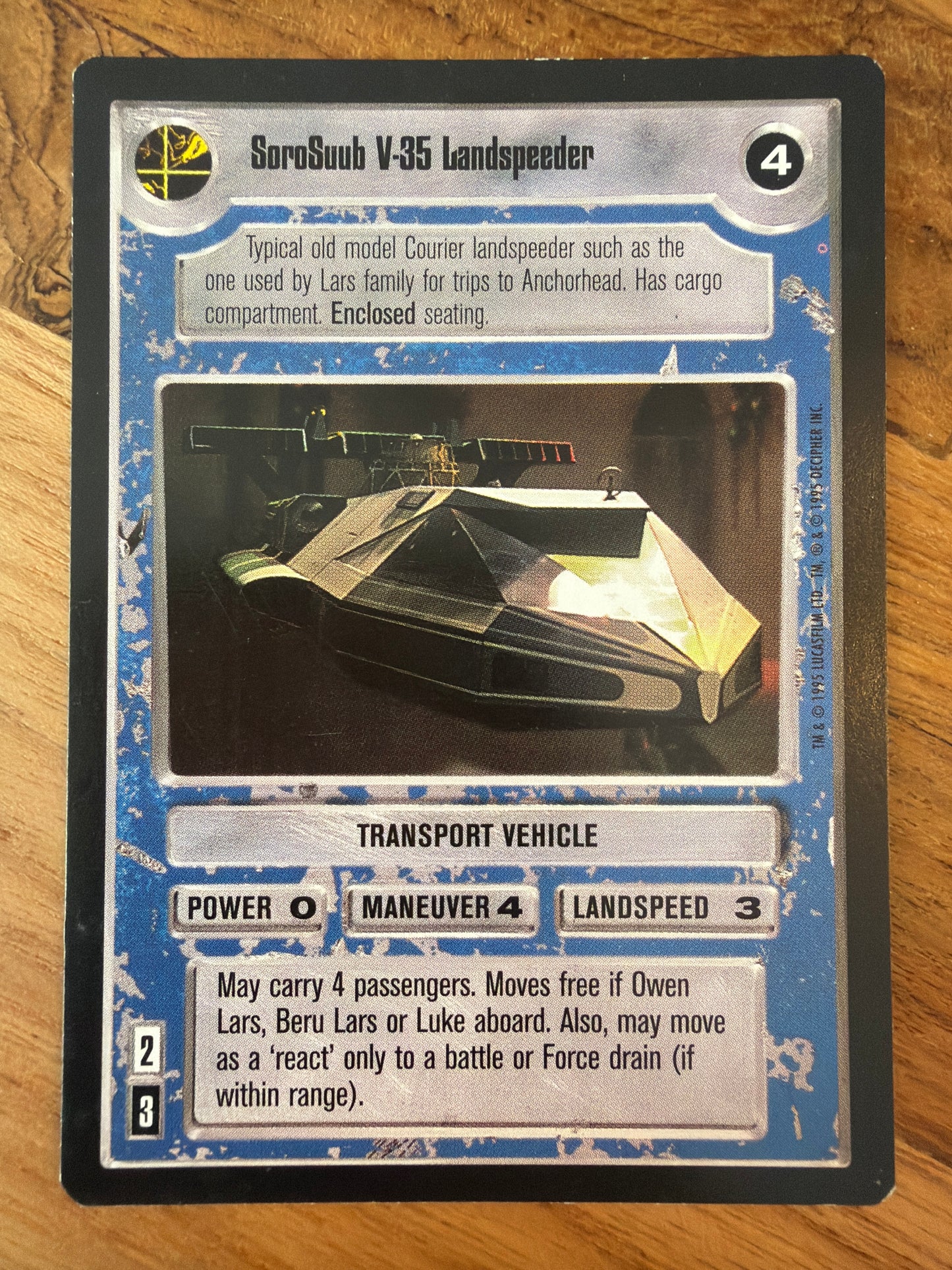 SoroSuub V-35 Landspeeder