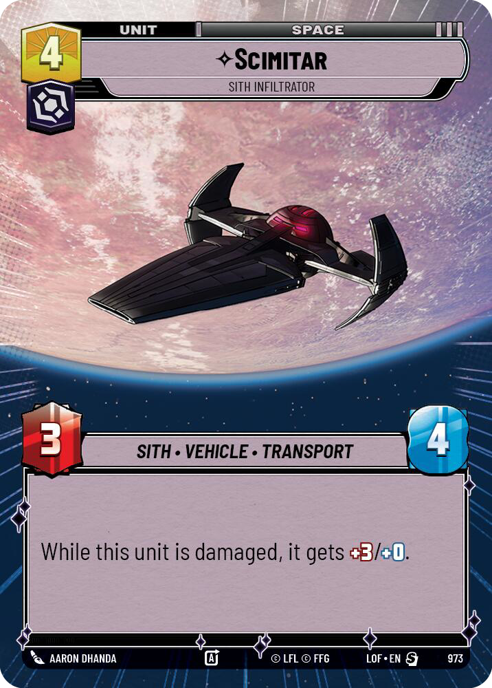 Scimitar | Sith Infiltrator