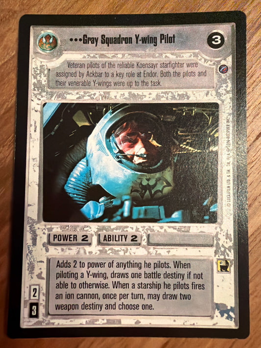 •••Gray Squadron Y-Wing Pilot