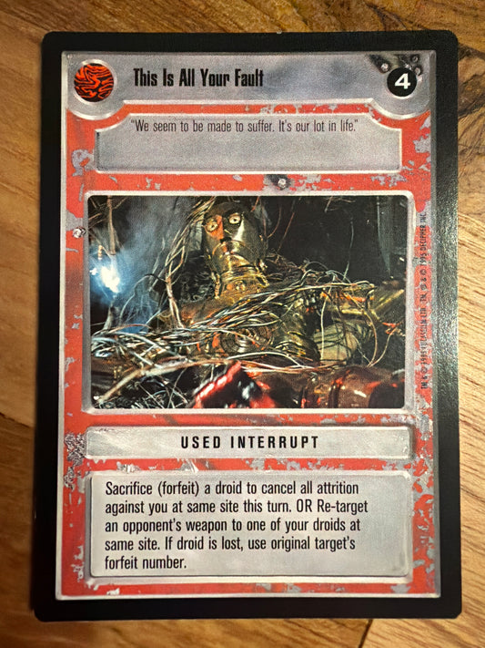 This Is All Your Fault