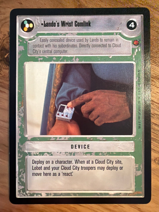 Lando's Wrist Comlink