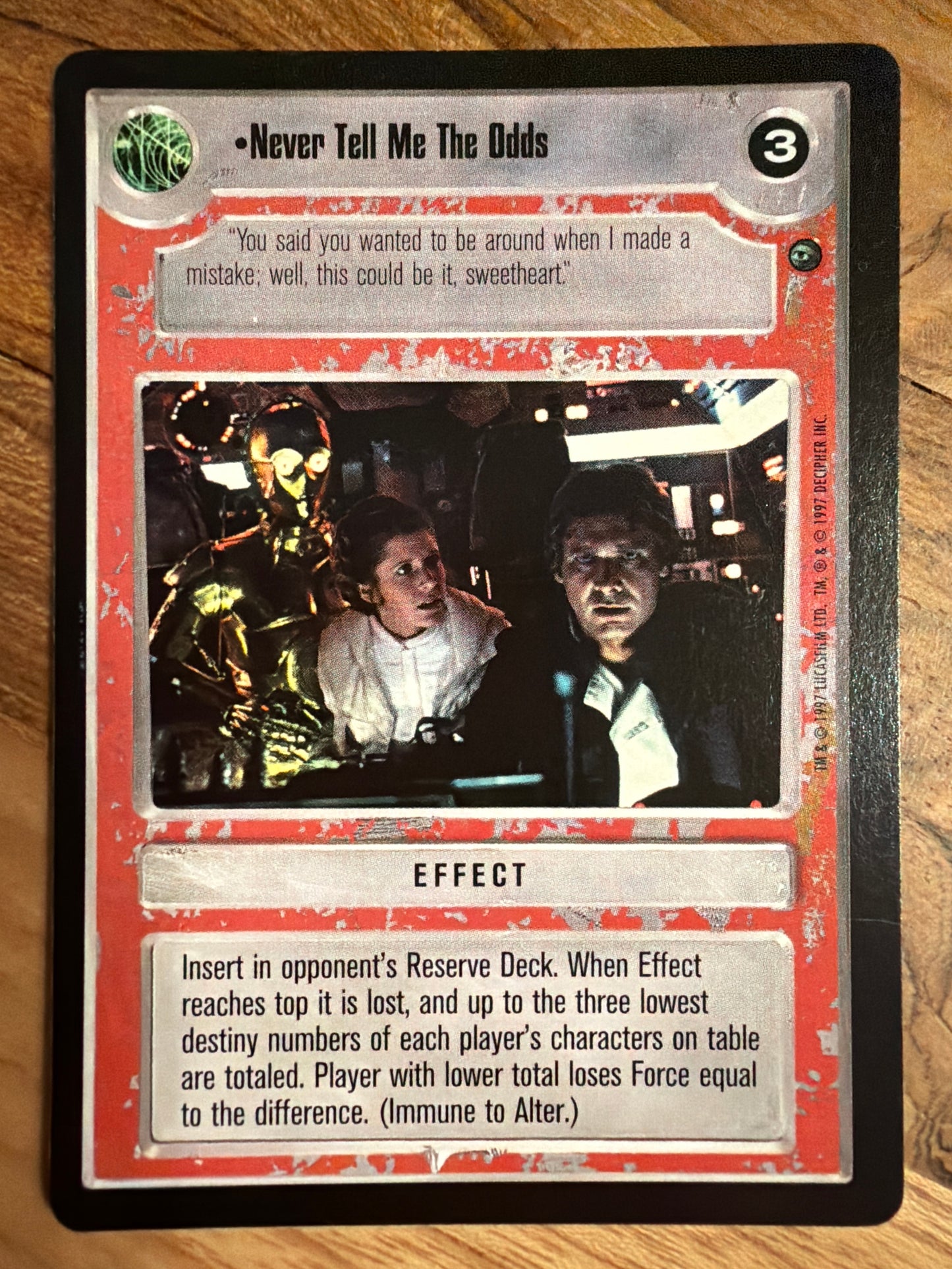 Never Tell Me The Odds