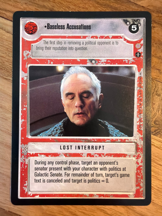 Baseless Accusations